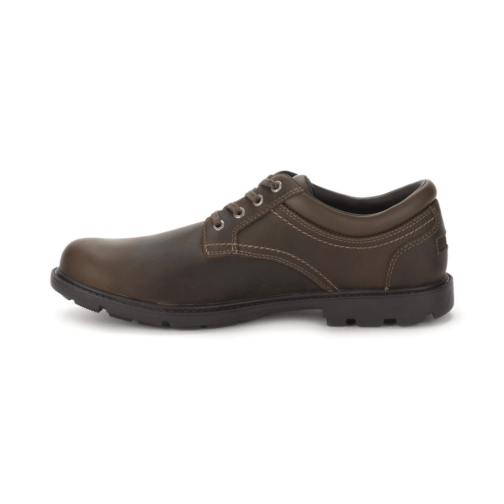 Rockport Mens Storm Surge Plain Toe - Oxfords Brown - IXA857231